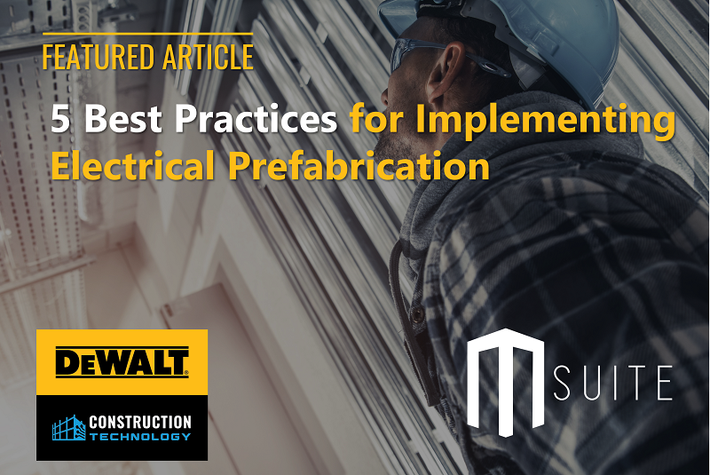 5 Best Practices for Implementing Electrical Prefabrication