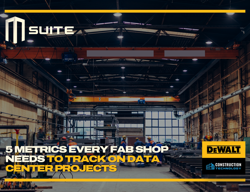 5 Metrics Every Fabrication Shop Needs to Track on Data Center Projects