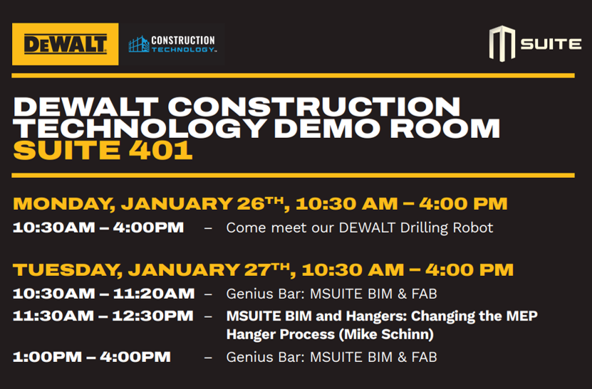 MEP Innovation Schedule
