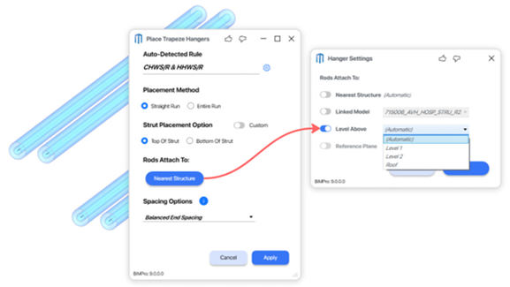 Place Hangers - MSUITE BIM 9.0