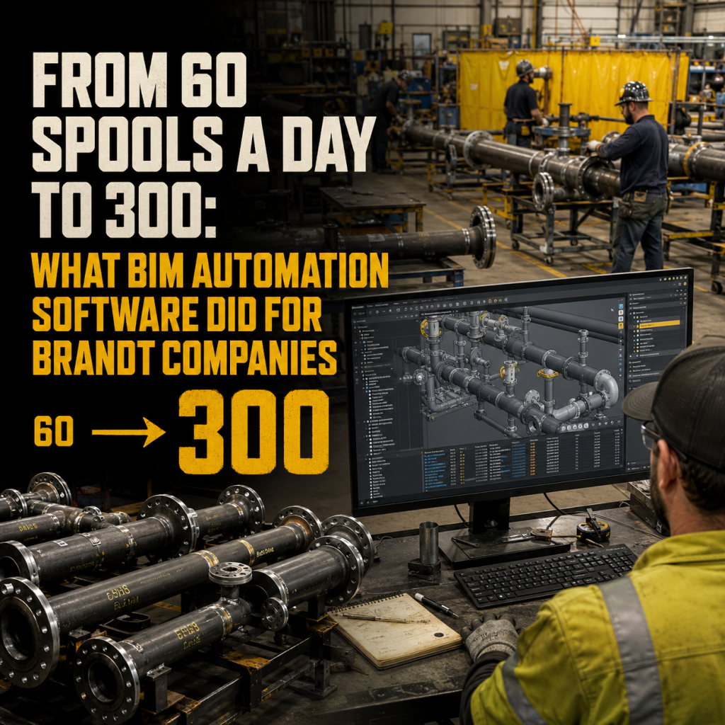 From 60 Spools a Day to 300 - What BIM Automation Software Did for Brandt Companies