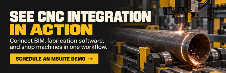 CNC integration with fabrication shop software - one workflow